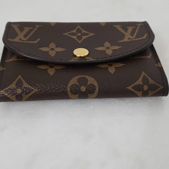 Louis Vuitton Monogram Wallet Rosalie with Pink Rose Ballerine Interior Like New - Picture 3 of 12